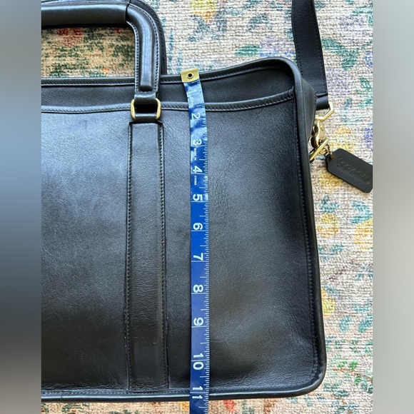 Vintage Coach Briefcase Style 5296 in Black Leather - Picture 11 of 16